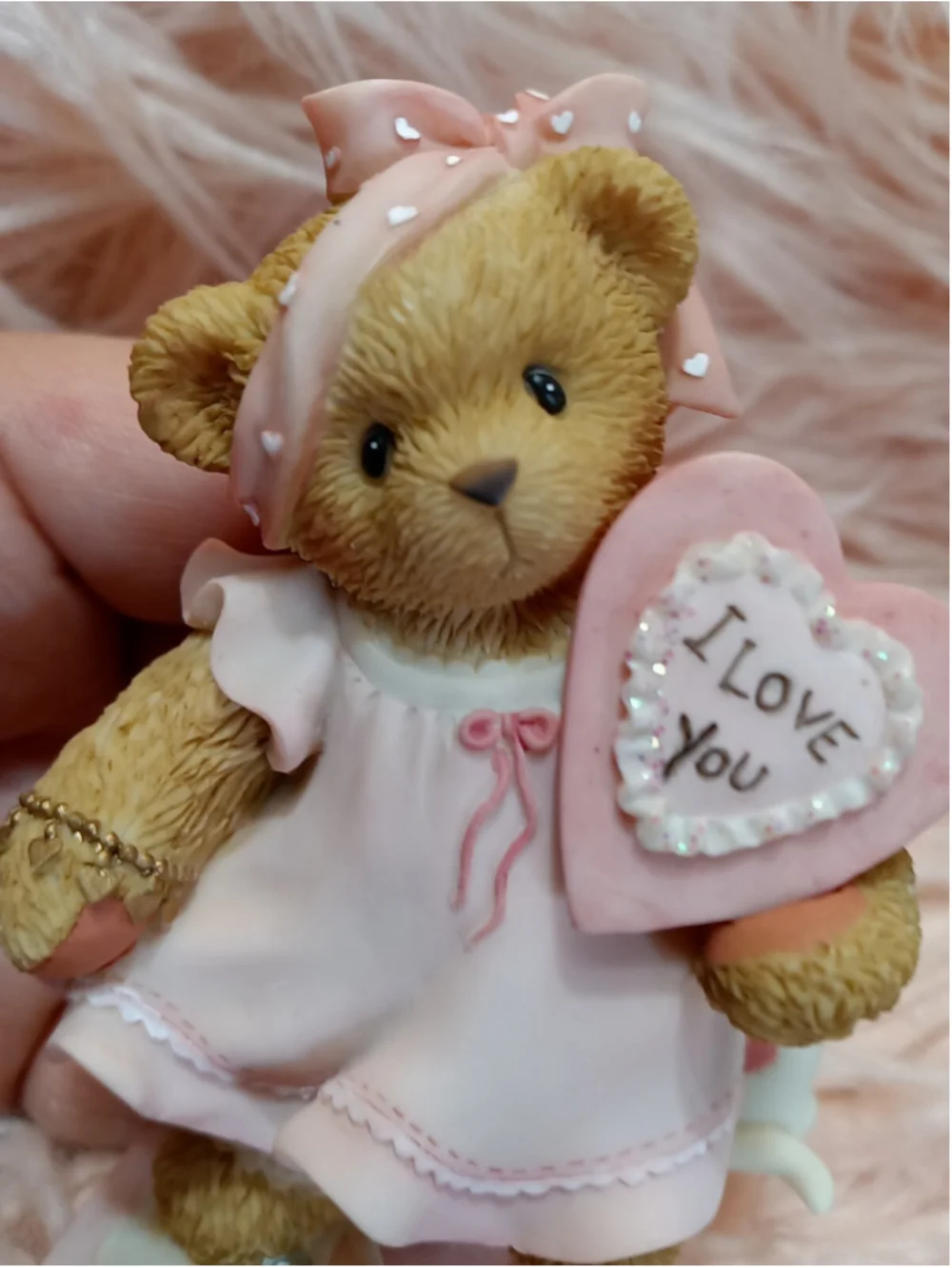 Cherished Teddies “We’ve Pieced Together A Perfect Love” I Love You Heart Cat